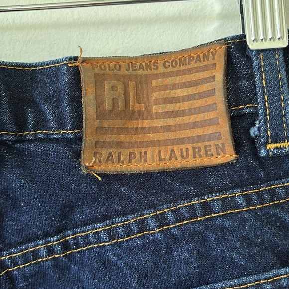 Vintage Polo Ralph Lauren Dark Denim Classic Jeans Straight - Picture 2 of 14